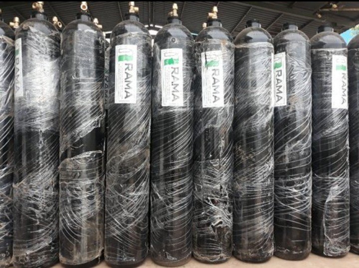 D-Type (46.7 Litre) Filled Industrial Oxygen Cylinder