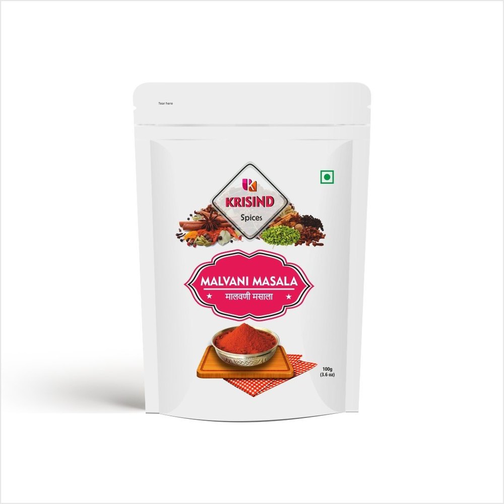 Krisind Malvani Masala, Packaging Type: Pouch
