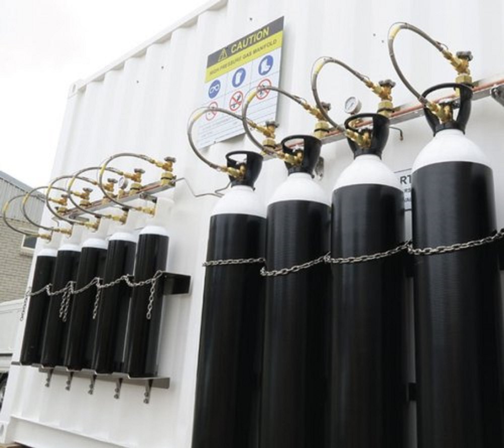 CRYOSE D- Type(46.7 Litre) Oxygen Cylinder Manifold System, For Medical Use, Working Pressure: 150 kgf/cm2