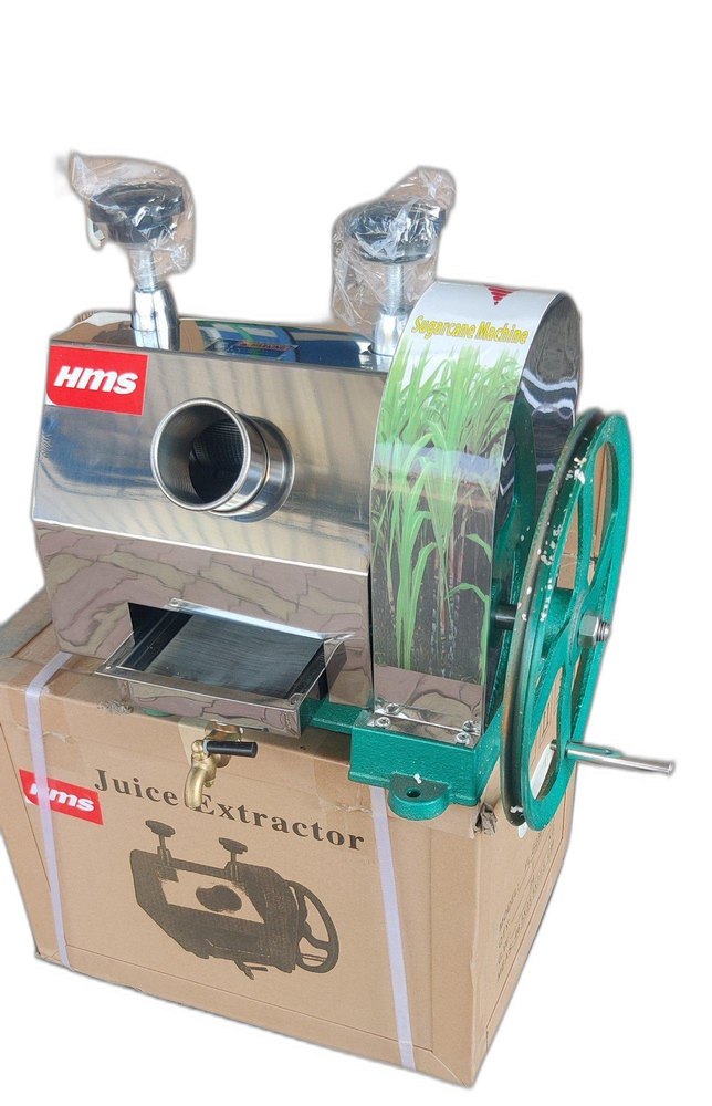 Commercial Semi-Automatic Manual Sugarcane Juice Machine With Pulley