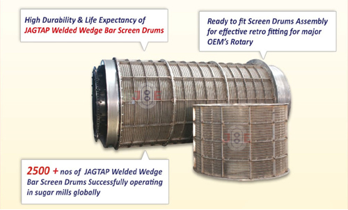 Jagtap Stainless Steel Sugar Processing Screen
