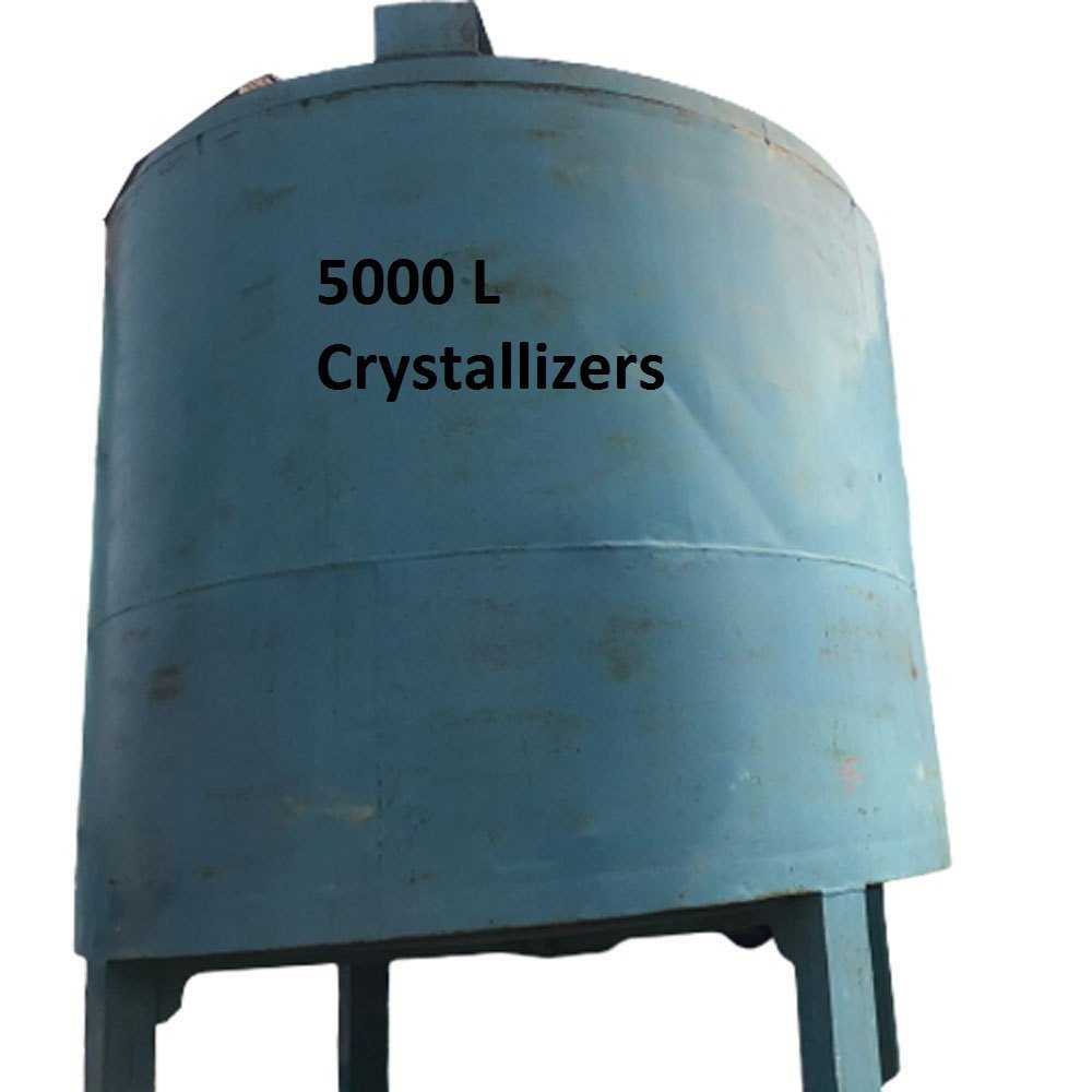 Stainless Steel Vertical Crystallizer Tank, For Industrial, Capacity: 5000 L