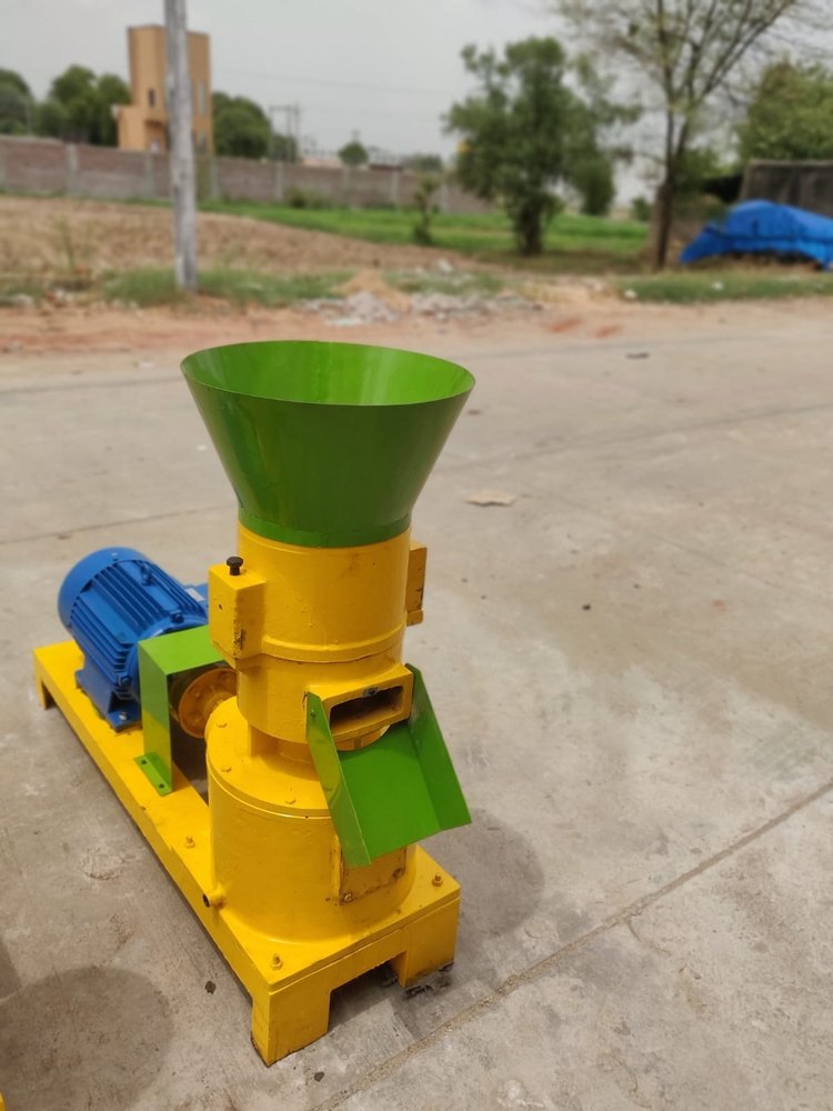 Electric 7.5 hp biomass pallet machine, Capacity: 150 kg