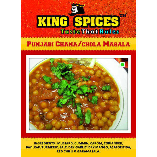 King Chole Masala, Packaging Type: Packets