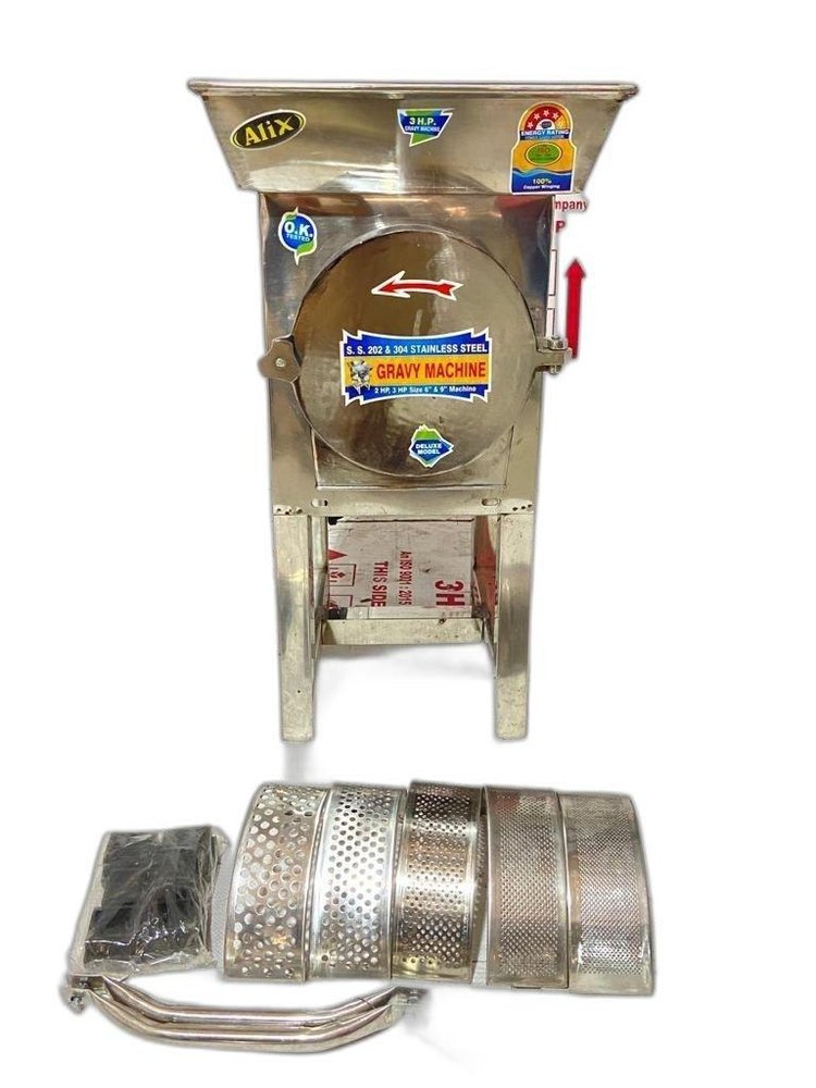 Stainless Steel Alix Gravy Machine, Capacity: 35 Kg Per Batch