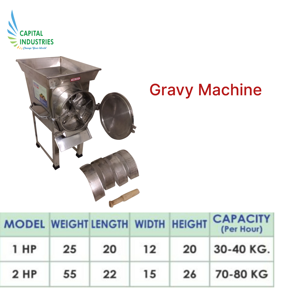 S.S-304 Gravy Machine (15 Kg )