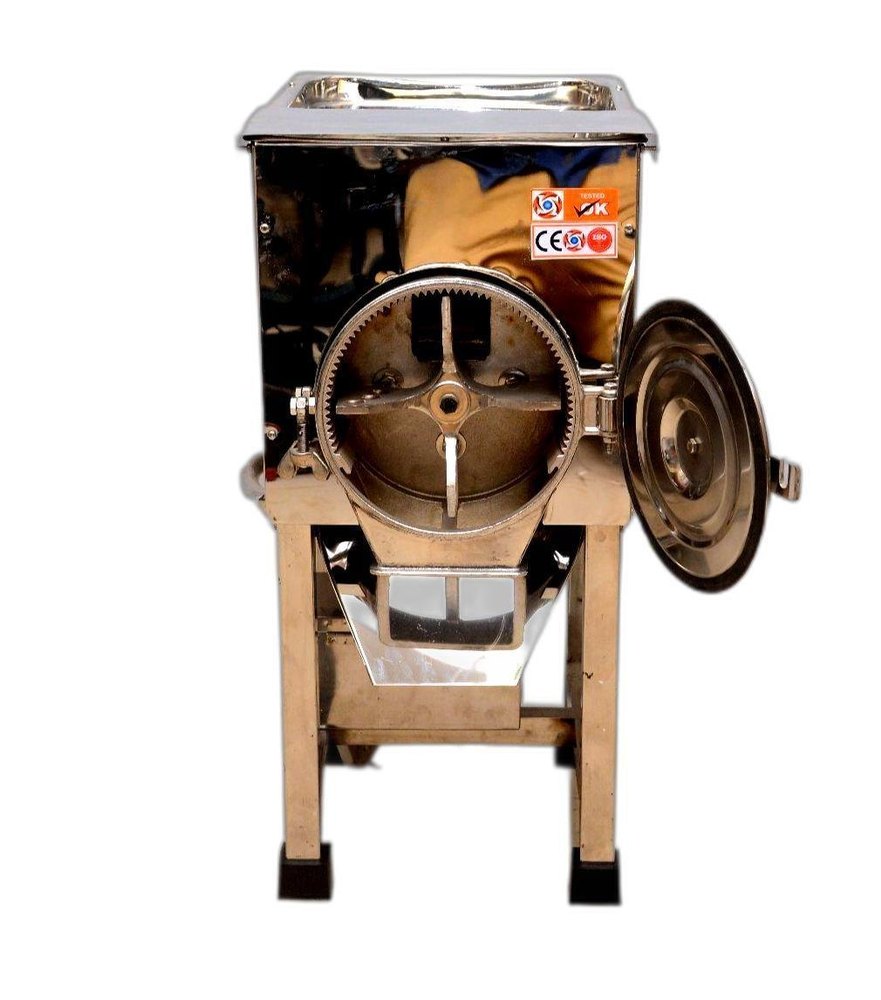 Stainless Steel Wet And Dry Pulverizer Machines, For Commercial