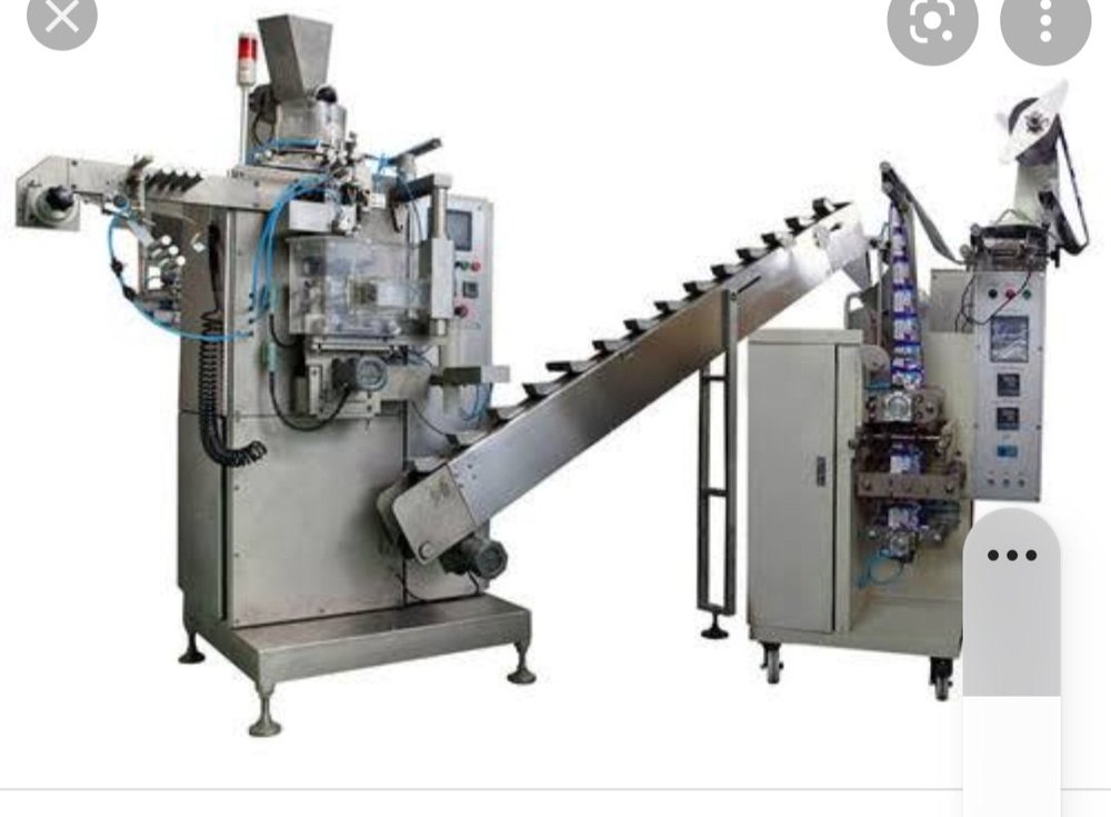 Plastic 3 Side Filter Naswar Packing Machine, Packaging Type: Bags