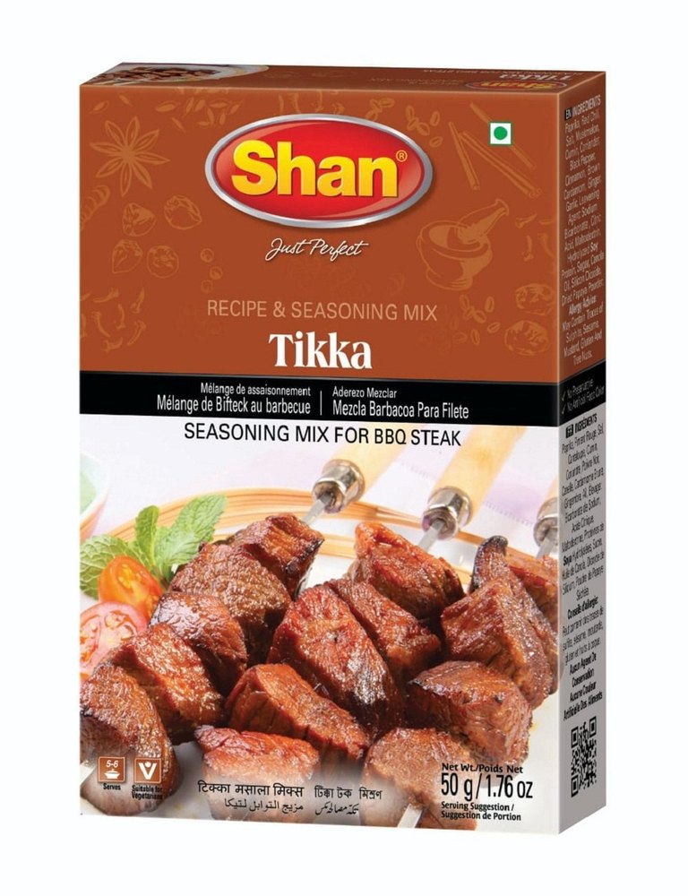 Shan Tikka Masala, Packaging Size: 50 g, Packaging Type: Box