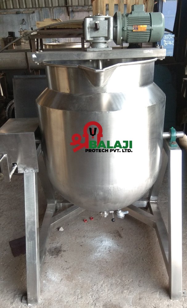 Stainless Steel Paste Kettle Mixer Machine, 200 KG