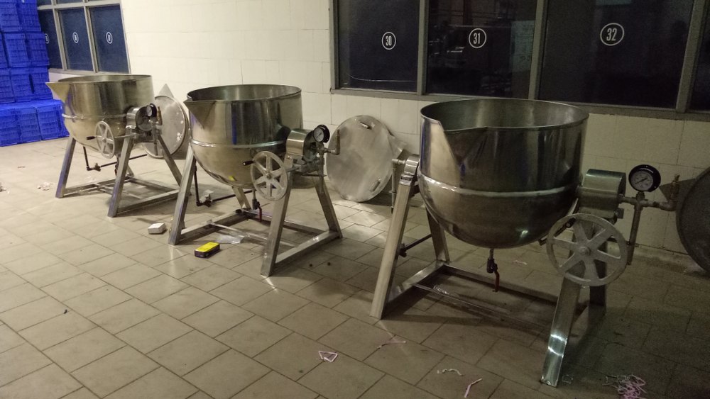 Stainless Steel Steam Jacketed Kettle