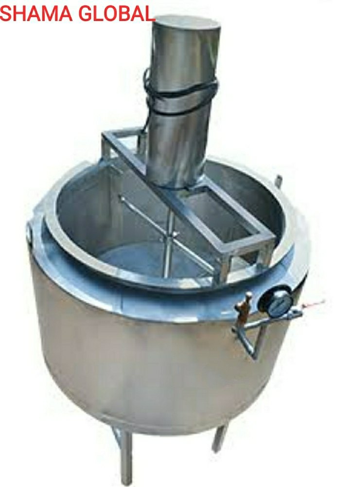 Stainless Steel Milk Boiling Kettle, 100-1500ltr