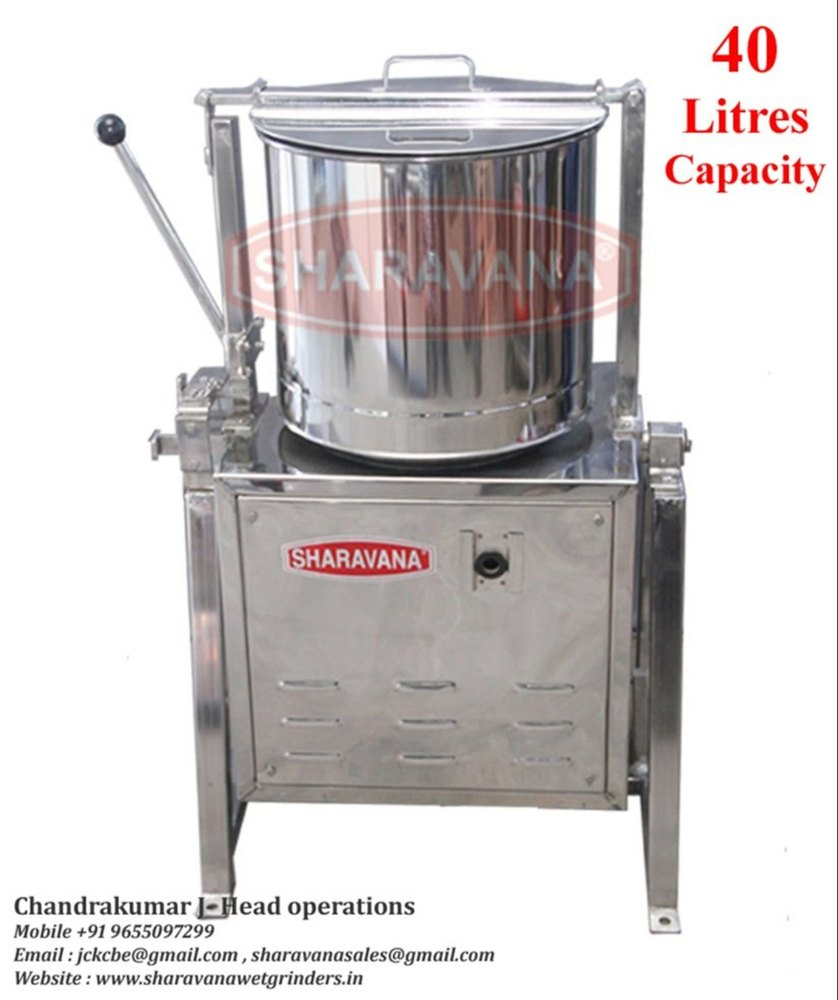 40 Liter Commercial Tilting Wet Grinder
