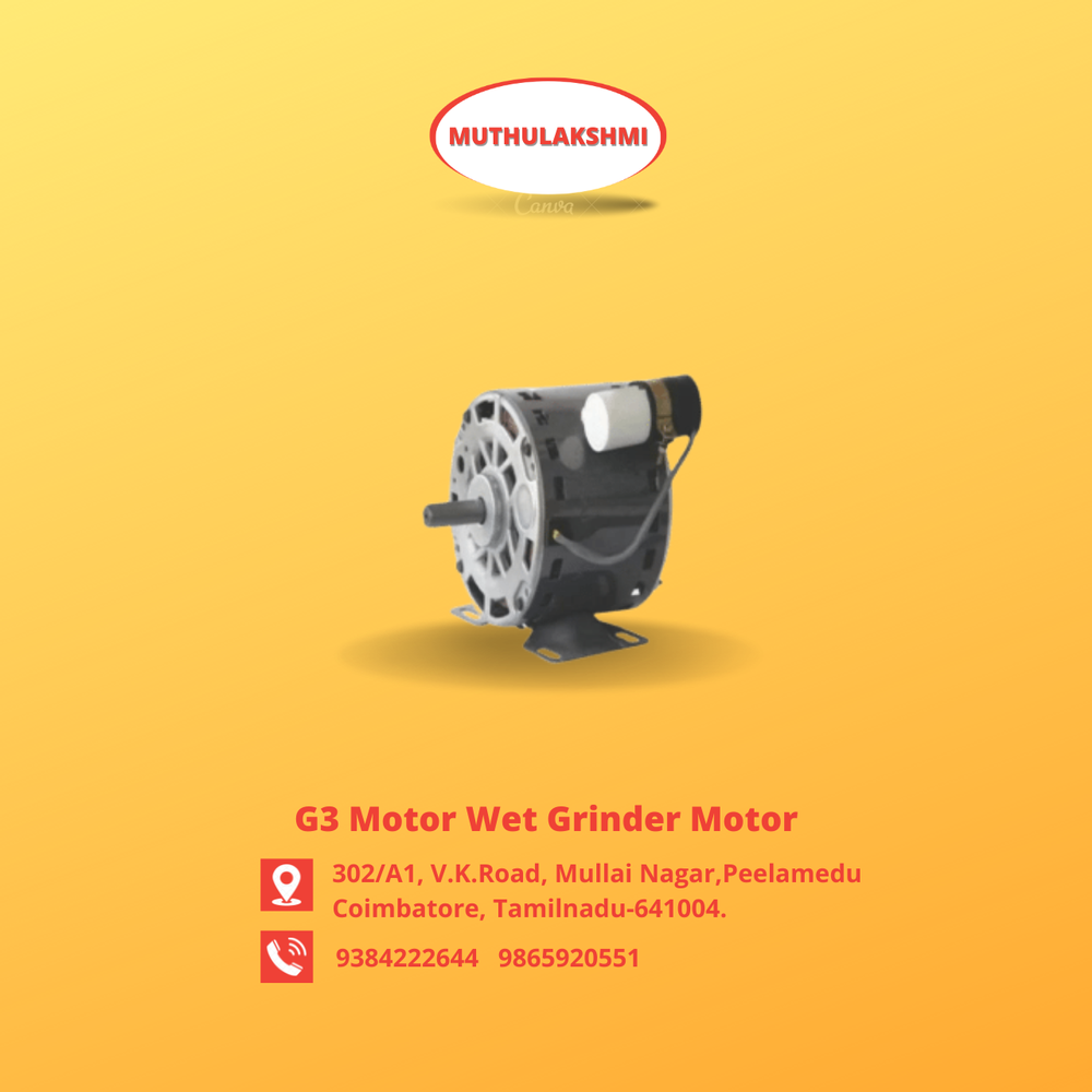 1 HP Wet Grinder Motor, 220 V, 1400 rpm