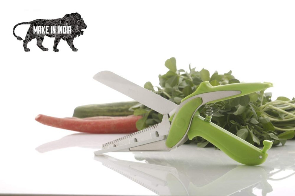 2 in 1 Clever Smart Food Choppers Slicer Cutter with Built-in Cutting Board