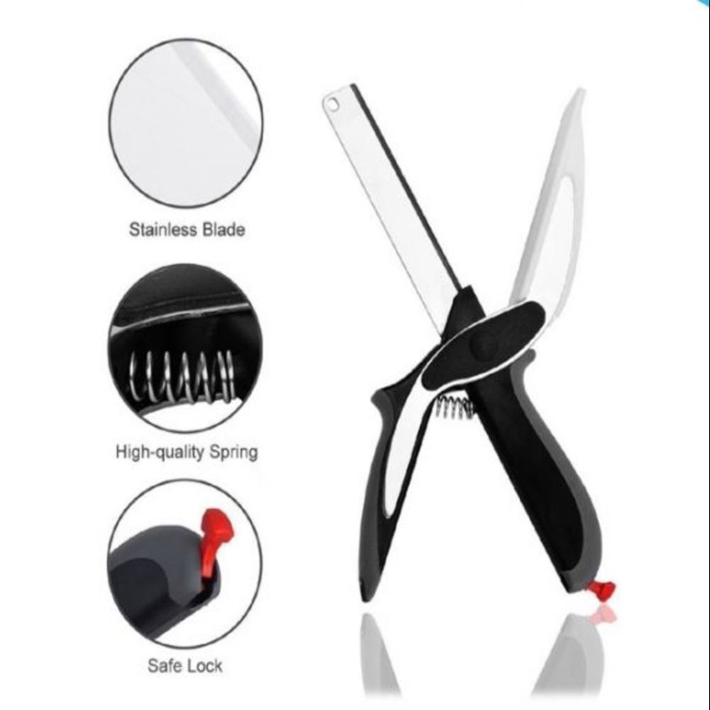 Clever Cutter 2 in 1 Food Chopper Vegetable & Fruit Cutter/Knife/Chopping/Cutting Board
