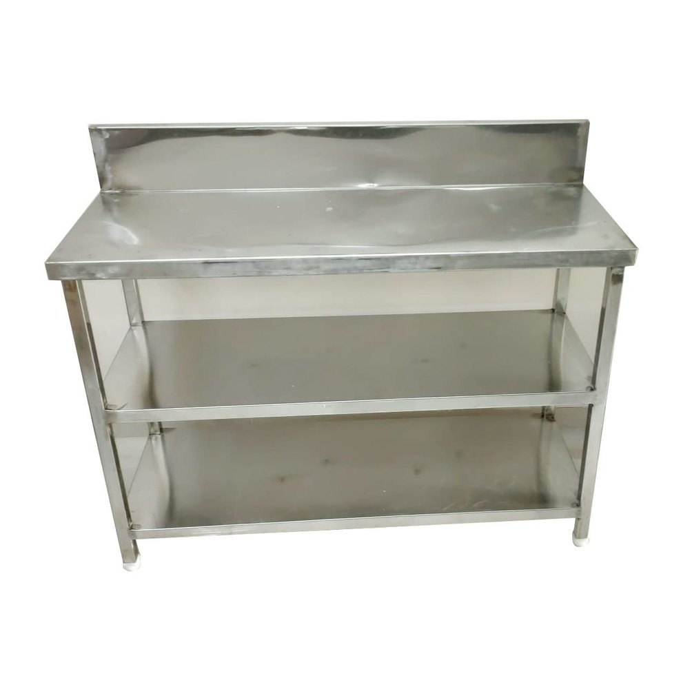 Manual Stainless Steel Vegetable Cutting Table, For Restaurant, Capacity: 100kg