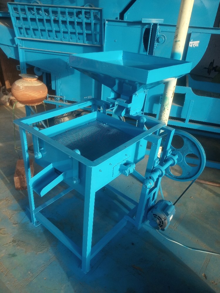 Semi-automatic Powder Coated Seed Grading Machine, Ss 316, 2 Hp