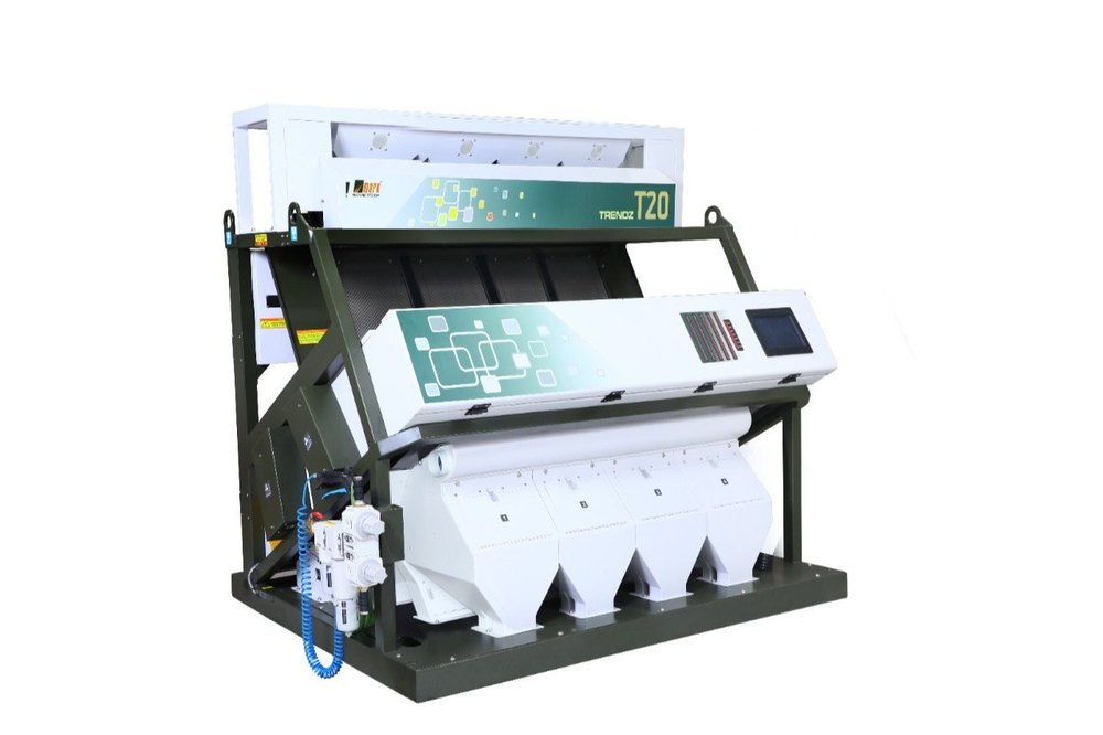 Automatic Tri-chromatic Sesame Seeds Color Sorting Machines T 20 - 4 Chute, 220 V, Single Phase