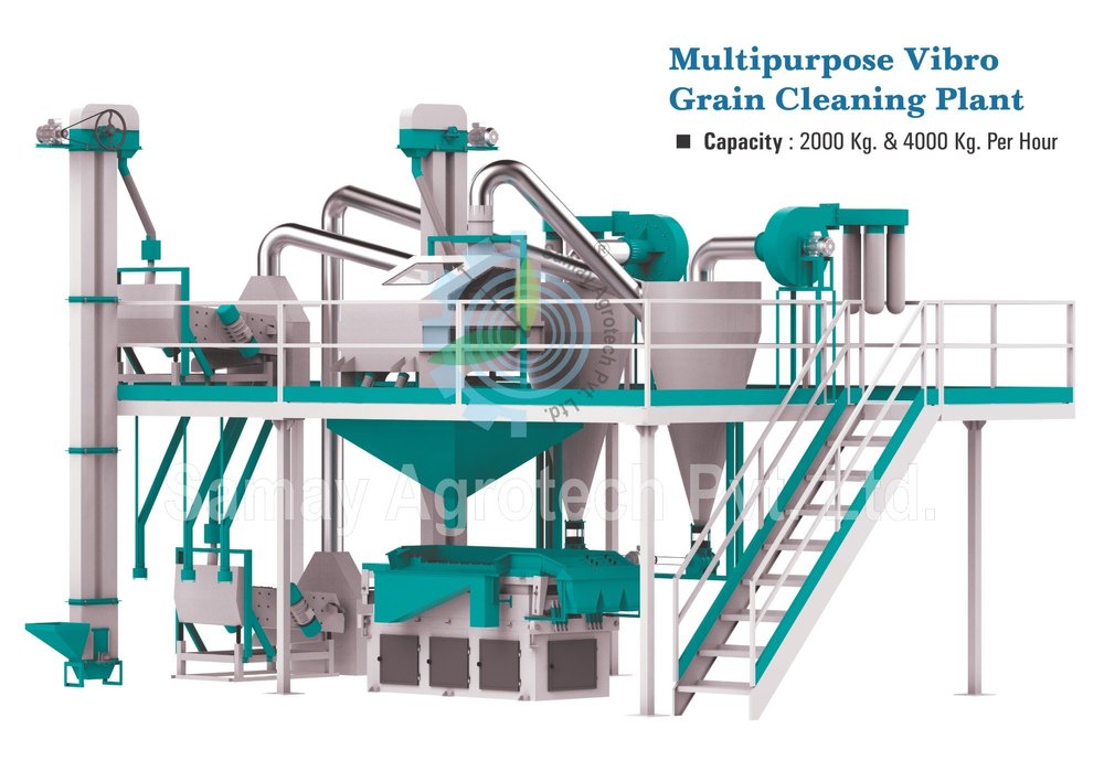Samay Multipurpose Vibro Grain Cleaning Machine, Size: 40 X 30 X 25 Feet