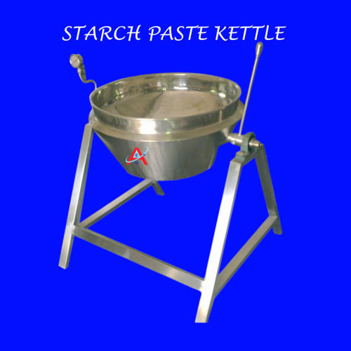 Starch Jacketed Paste Kettle, Capacity: 30 Ltrs