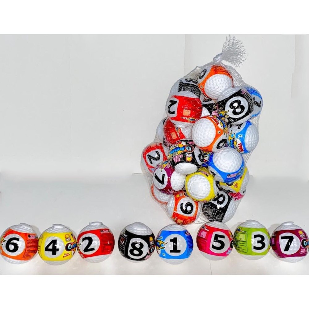 Round Usa Pool Ball Gems Toy Candy