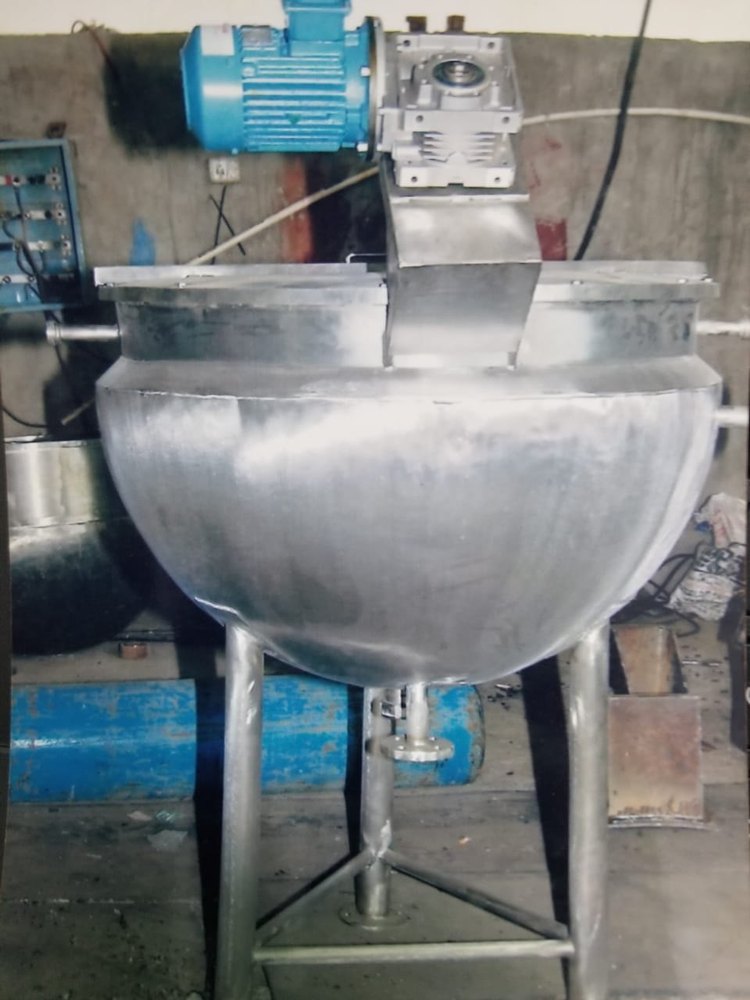 Stainless Steel Motorized Tilting Paste Kettle, 400 L