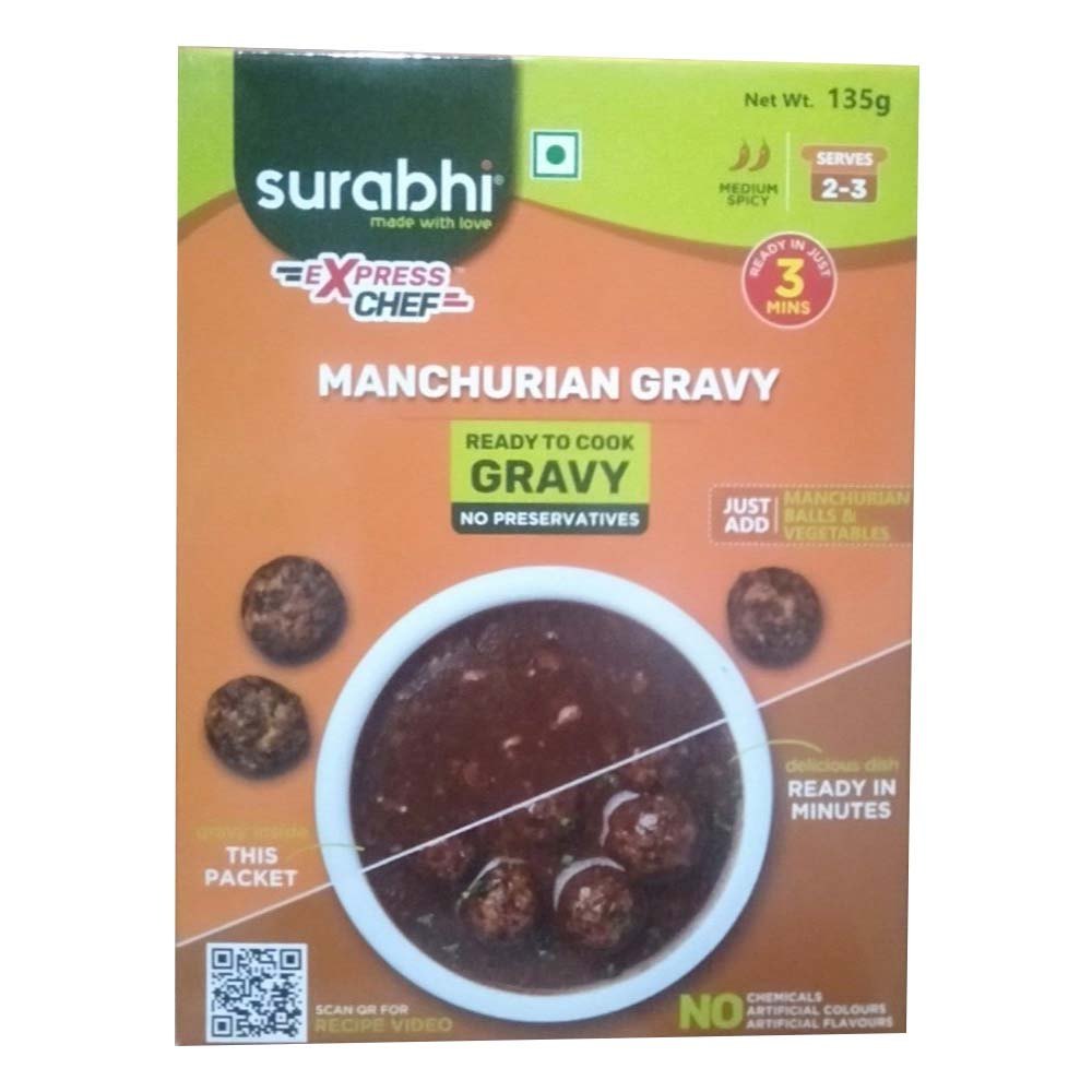 Surabhi Manchurian Gravy, Packaging Size: 135g