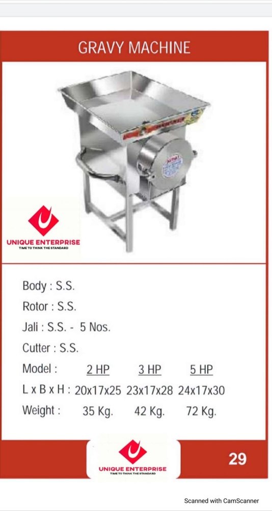Stainless Steel Vegetable Cutter Machine Grinder