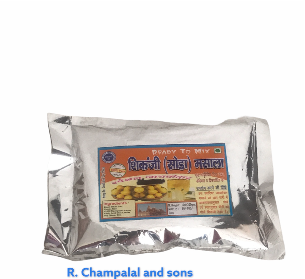 RCS Shikanji Masala, Packaging Size: 100gm, Packaging Type: Packets