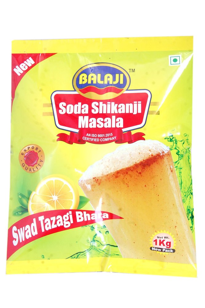 Balaji Masale Soda Shikanji Masala, Packaging Size: 1kg, Packaging Type: Pouch