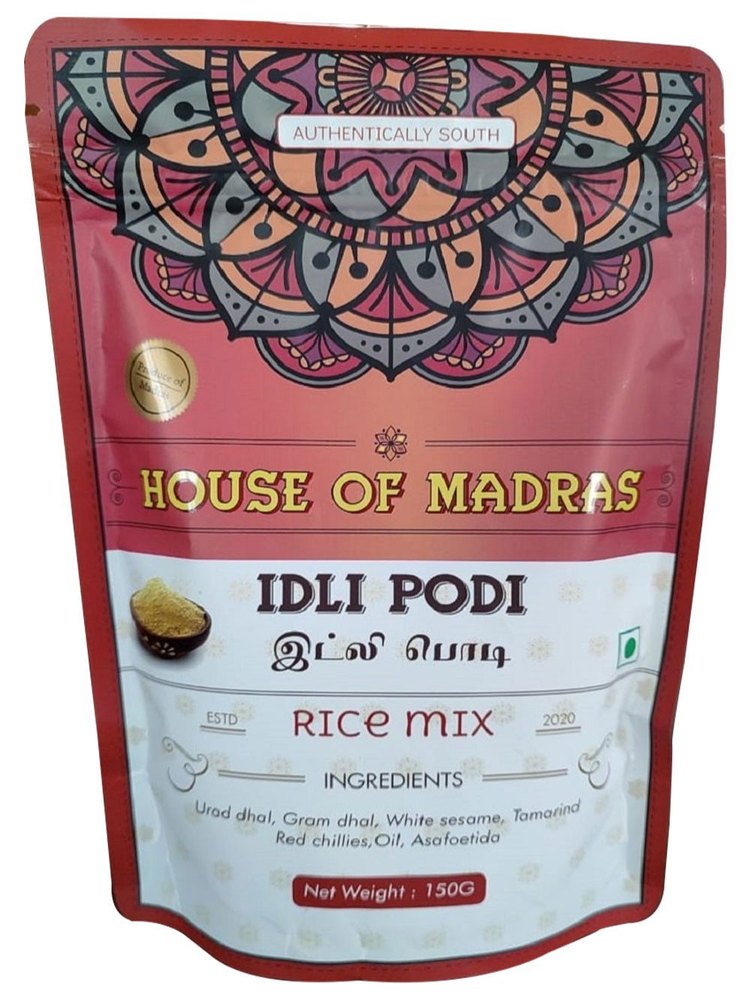 Rice Mix Idli Podi, Packaging Size: 150g, Packaging Type: Packets