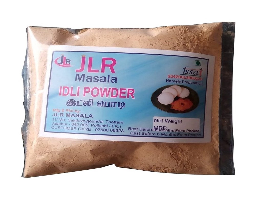 JLR Masala Idli Dosa Podi Powder, Packaging Type: Packet