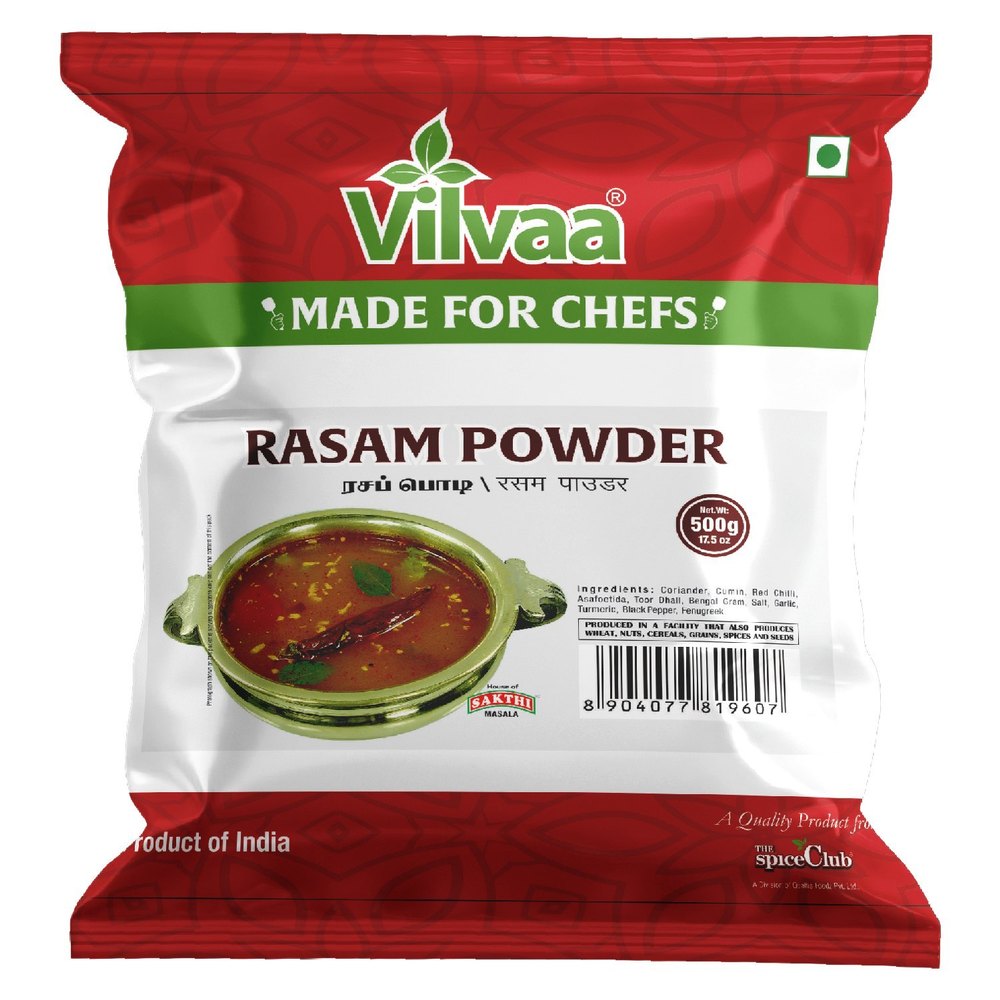 Vilvaa Rasam Powder, Packaging Size: 500 g, Packaging Type: Packets