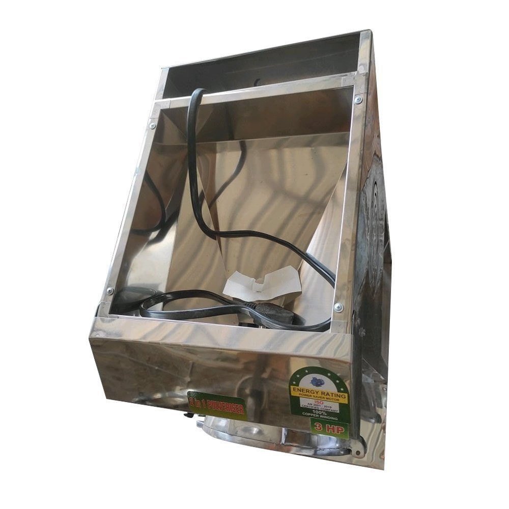 Stainless Steel Automatic Blower Pulveriser Machines, 40 kg/Hour