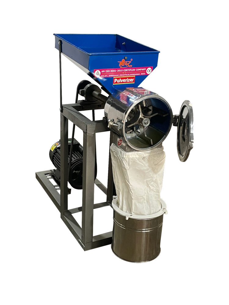 Semi-Automatic Double Chamber Pulverizer Machine, MS, 30 To 60 KG