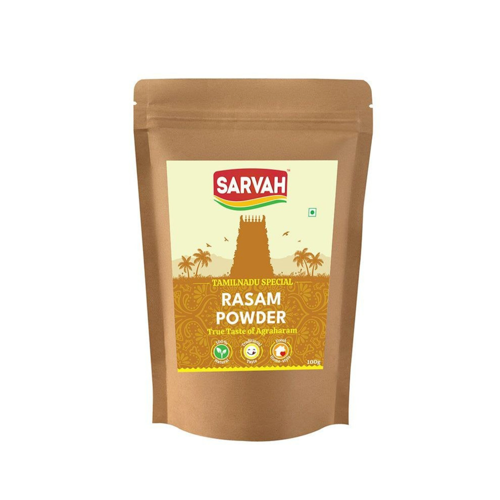 Sarvah Rasam Powder, Packaging Size: 100g, Packaging Type: Packets