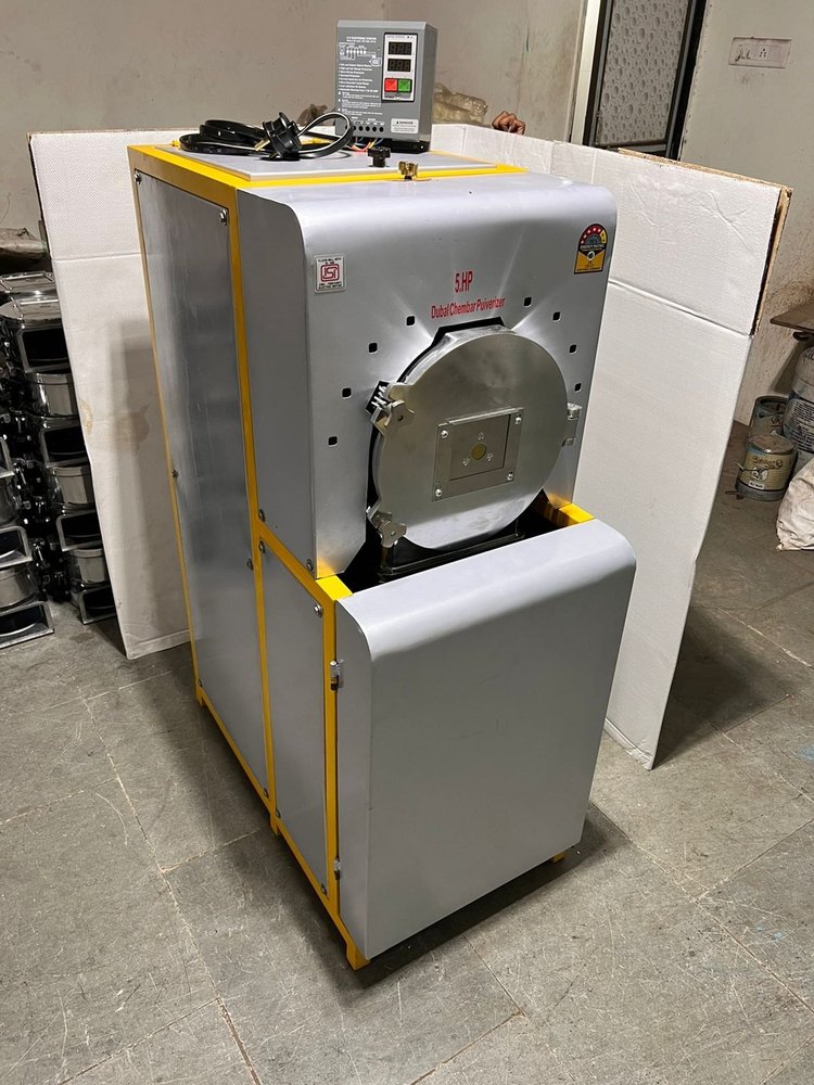 5Hp Hevy Duty Double Chembar Pulverizer Creta Power Model, Capacity: 50-100 kg/hr
