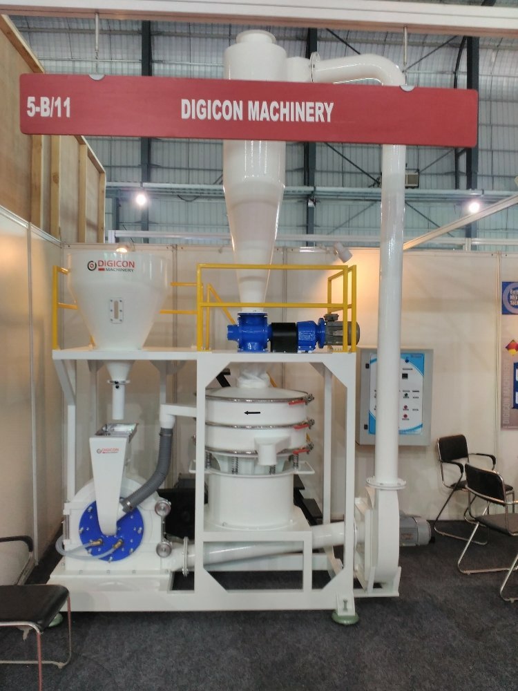 Plastic(Processing) Disc Plastic Pulverizer, For Industrial, Model Name/Number: DM-80