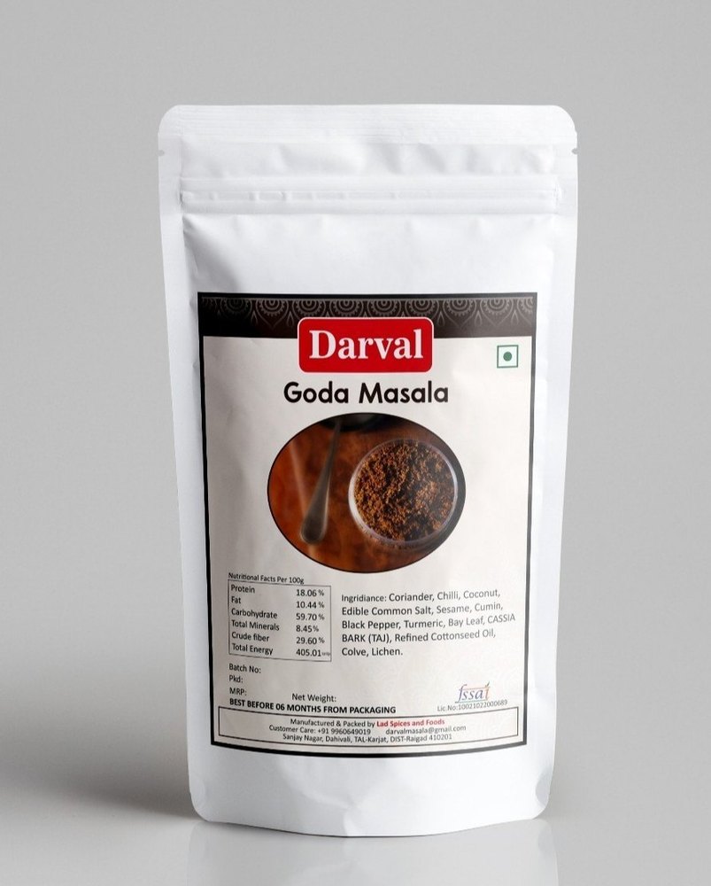 Darval Goda Masala, Packaging Size: 100 g, Packaging Type: Packet