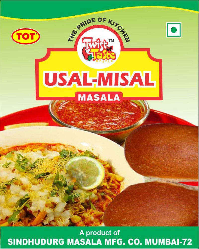 Twist Of Taste Usal-Misal Masala, Pack Size: 50 gm to 5 kg