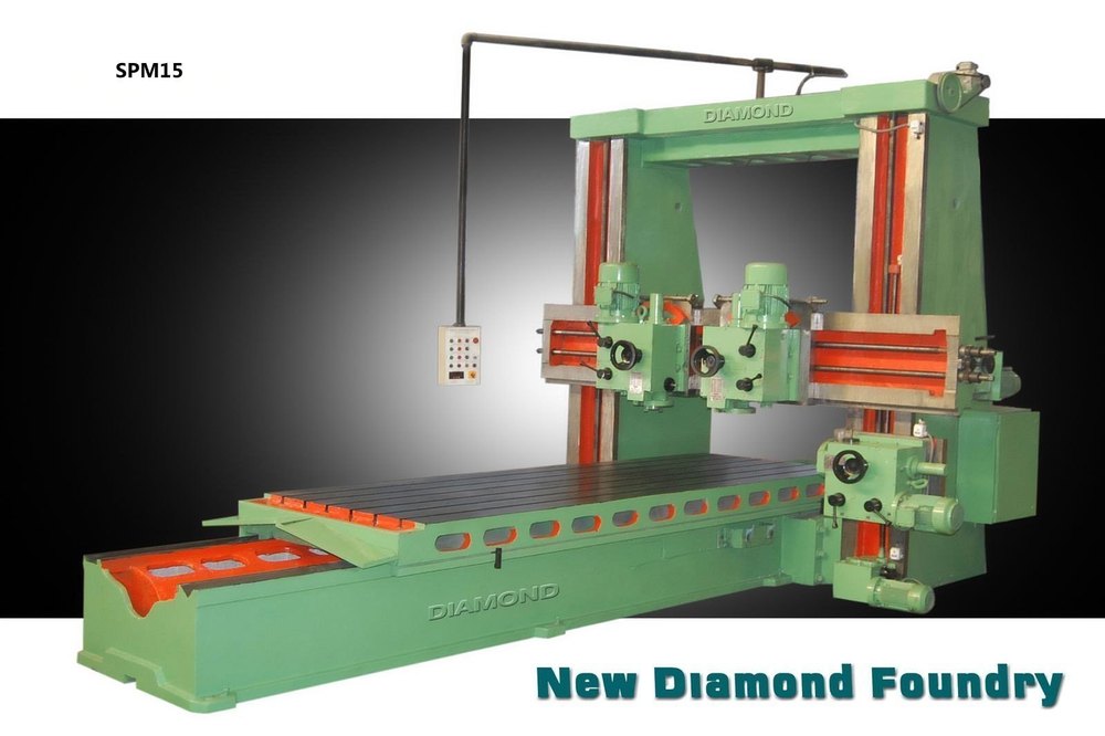 Cast Iron SPM15 Plano Miller Machine, Table Width: 800-3000 mm