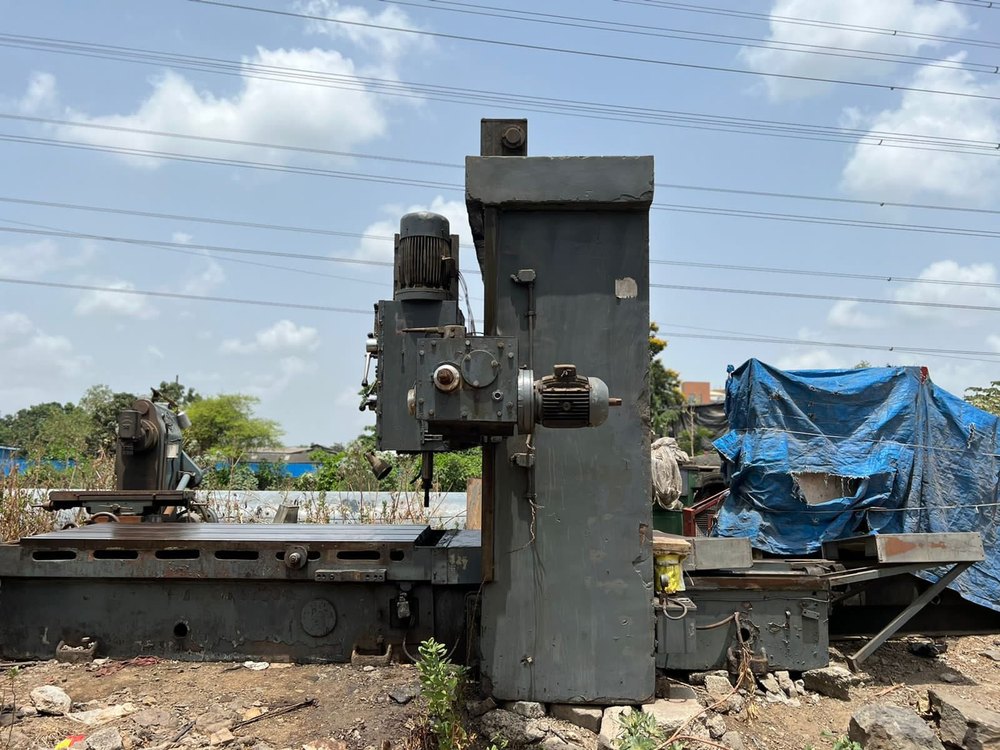Punjsteel Aluminium Double Column Plano Miller, Table Width: 800mm, Table Length: 2000mm