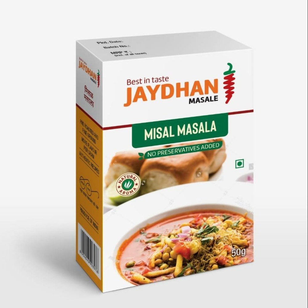 Jaydhan 50g Misal Masala, Packaging Type: Packets