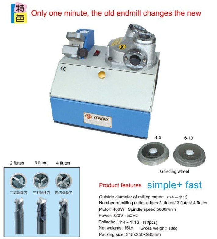 Cast Iron End Mill Sharpening