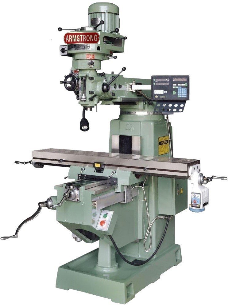 Cast Iron ARMSTRONG Vertical RAM Turret Milling Machine, Model Name/Number: M4