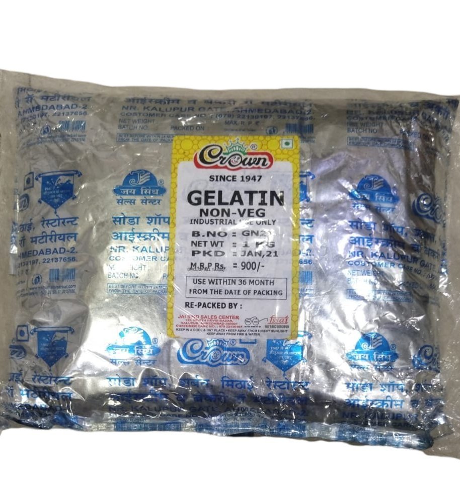 Crown Packets GELATIN NON VEG., For Bakery, Powder
