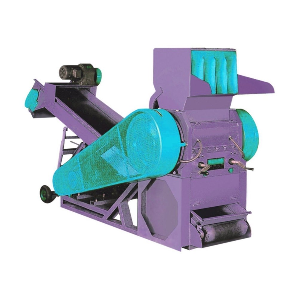 Plastic Recycling Grinding Machine, 15 Kw, Capacity: 150 Kg Per Hour