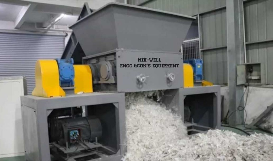 MIX-WELL Plastic bags shredder machines, Capacity: 200 to 400