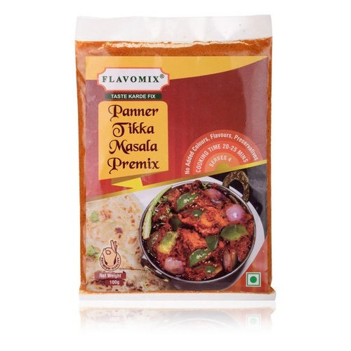 Flavomix 100 gm Paneer Tikka Masala Premix, Packaging: Packet